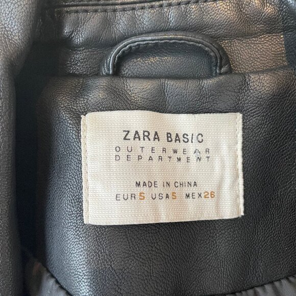 ZARA faux leather jacket - Picture 3 of 5